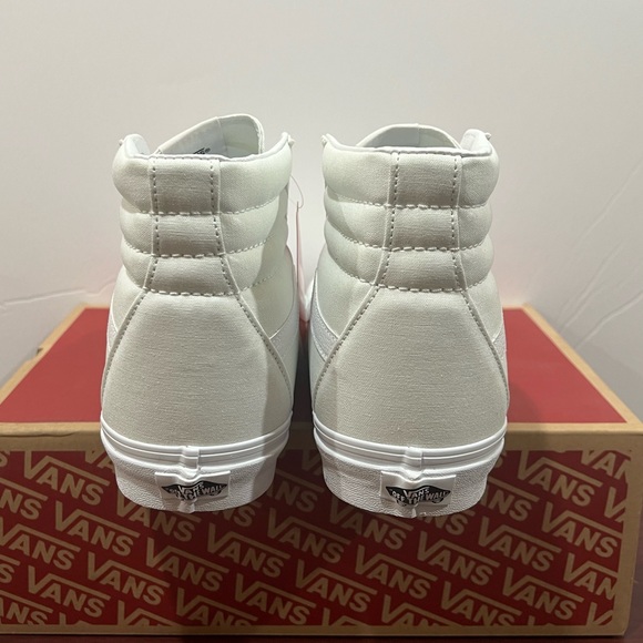 Vans SK8 Hi, True White, VN000D5lW00, White Canvas - Picture 8 of 12